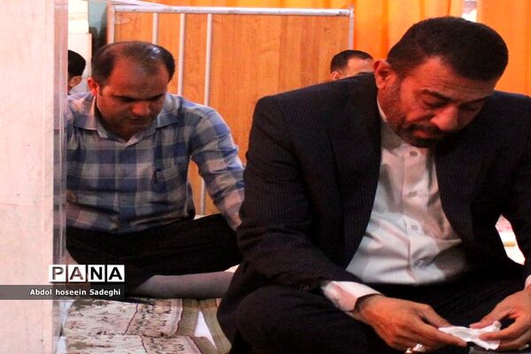 زیارت عاشورا در اداره‌کل آموزش و پرورش استان بوشهر