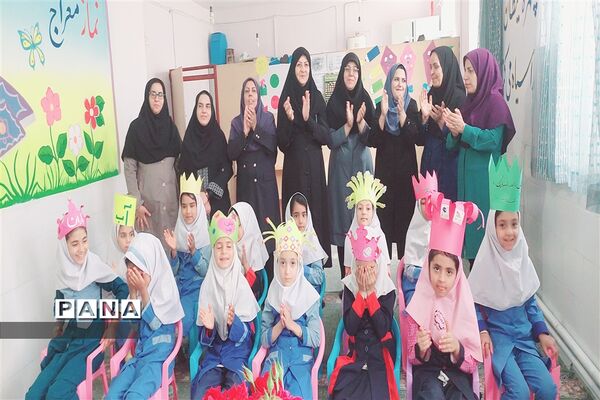 برپایی جشن الفبای دانش‌آموزان کلاس اولی مدرسه هاشمی نژاد خاتم