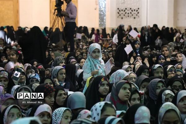 مراسم جشن دختران و دهه کرامت در حرم حضرت معصومه(س)