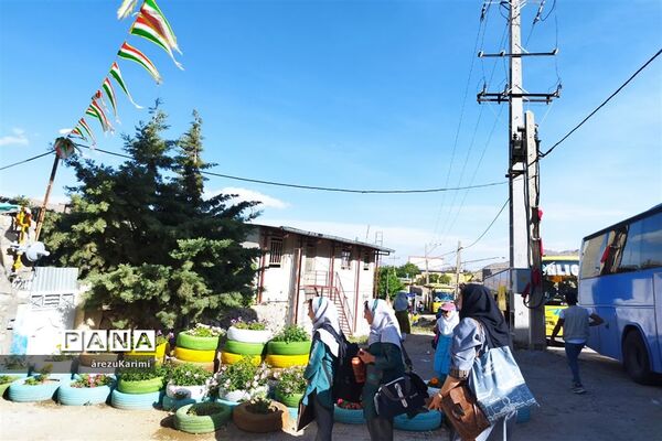 اردوی تفریحی دانش‌آموزان دبستان پرنیان شهرستان ابرکوه