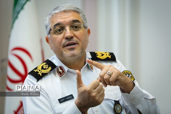 بازدید جانشین رئیس پلیس راهور از خبرگزاری پانا