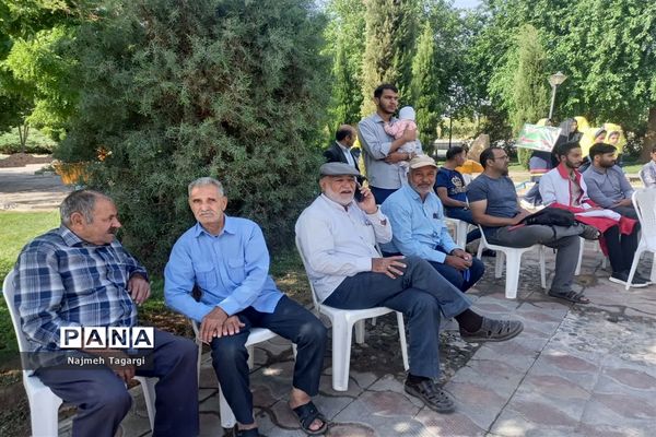 مراسم سوم خرداد، سالروز فتح خرمشهر در جوار شهید گمنام شهر فیض‌آباد