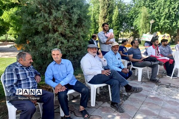 مراسم سوم خرداد، سالروز فتح خرمشهر در جوار شهید گمنام شهر فیض‌آباد