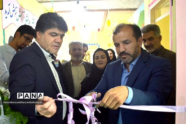 افتتاح اتاق تربیت‌بدنی شهید ابراهیم هادی آموزشگاه حکیم ملا عبدالله بهاباد