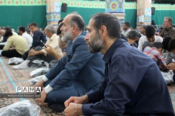 اجتماع خانوادگی خادمیاران رضوی در مسجد جمکران