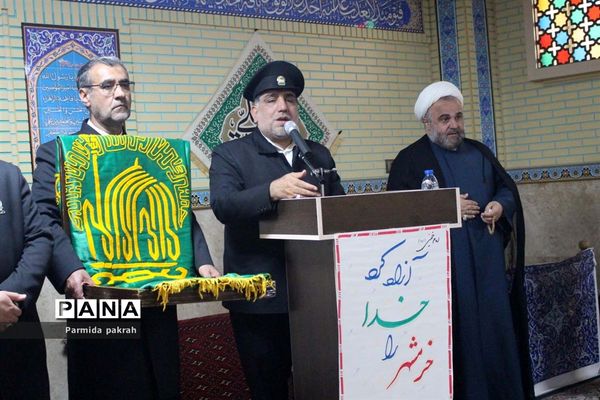 حضور خادمان حرم مطهر رضوی (ع) در اداره کل آموزش و پرورش کرمانشاه