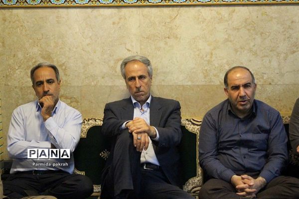 حضور خادمان حرم مطهر رضوی (ع) در اداره کل آموزش و پرورش کرمانشاه