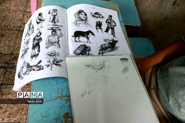 برگزاری کلاس‌های دست ورزی برای کودکان در کانون ملائک شهرستان‌قرچک