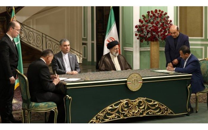 امضای 5 سند همکاری میان تهران و عشق‌آباد