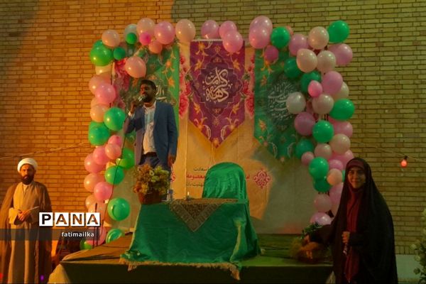 جشن بزرگ دهه کرامت در سالن ورزشی الزهرا شهرستان فیروزکوه