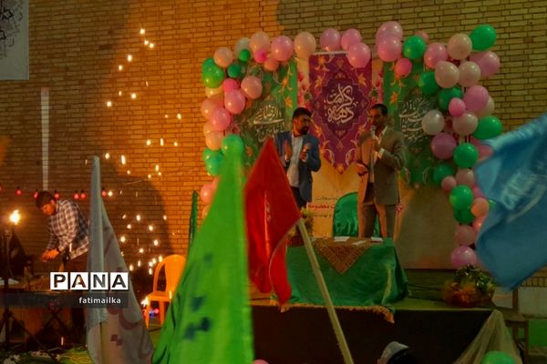 جشن بزرگ دهه کرامت در سالن ورزشی الزهرا شهرستان فیروزکوه