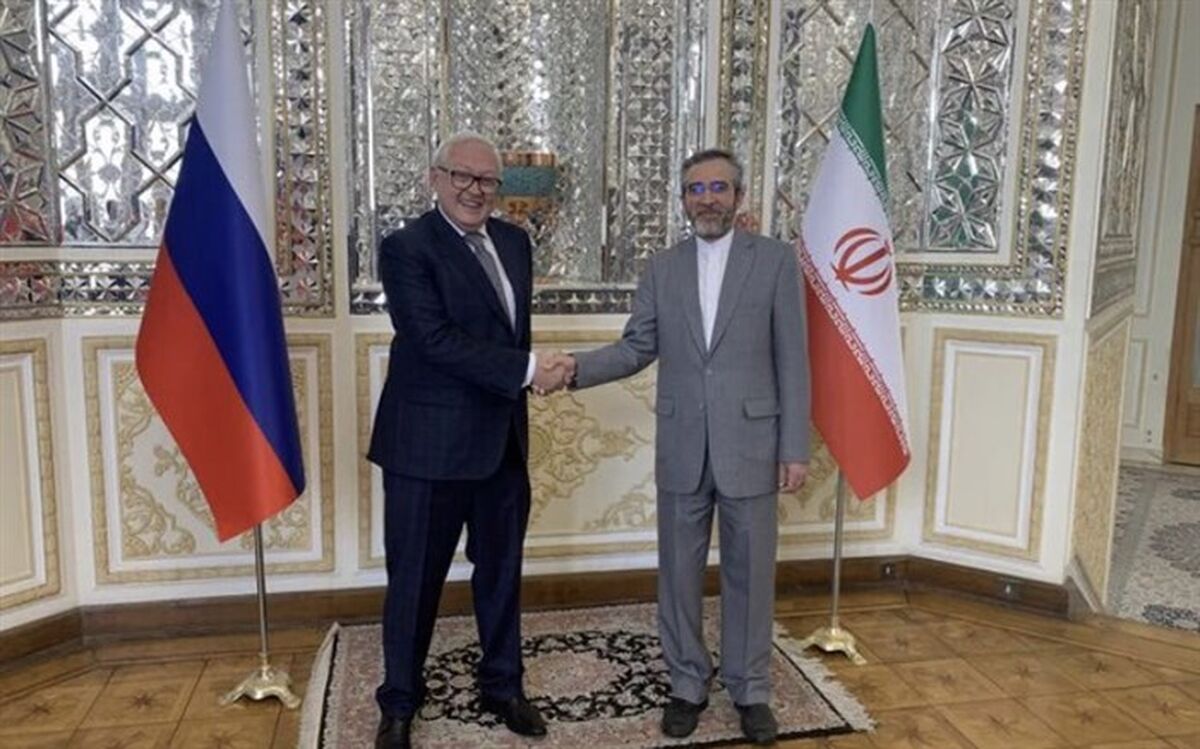 دیدار ریابکوف و علی باقری در تهران
