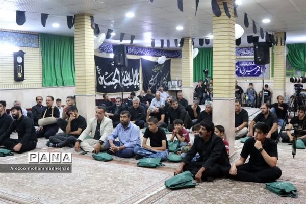 مراسم عزاداری دهه سوم محرم در حسینیه جعفری قرچک