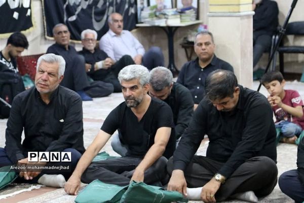 مراسم عزاداری دهه سوم محرم در حسینیه جعفری قرچک