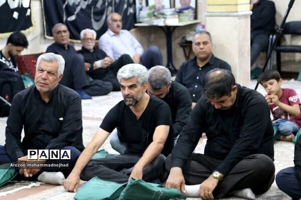 مراسم عزاداری دهه سوم محرم در حسینیه جعفری قرچک