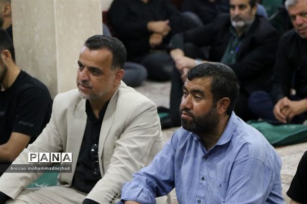 مراسم عزاداری دهه سوم محرم در حسینیه جعفری قرچک