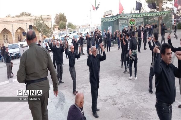 حضور هیات مذهبی شهر فرح دشت در امامزاده سید محمد کاشمر
