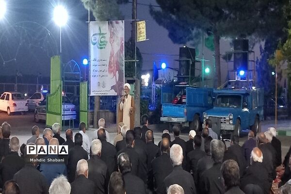 حضور هیات مذهبی شهر فرح دشت در امامزاده سید محمد کاشمر