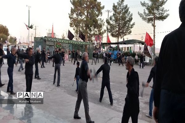 حضور هیات مذهبی شهر فرح دشت در امامزاده سید محمد کاشمر