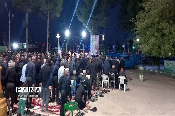 حضور هیات مذهبی شهر فرح دشت در امامزاده سید محمد کاشمر