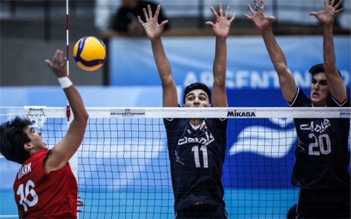 ‌والیبال قهرمانی نوجوانان جهان؛ فردا، ایران - کلمبیا