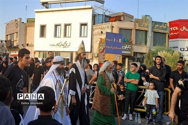 کاروان نمادین «اسرای کربلا» هیات دخیل العباس