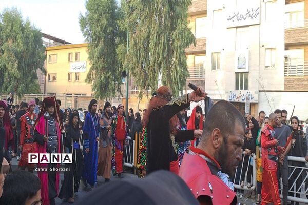 کاروان نمادین «اسرای کربلا» هیات دخیل العباس