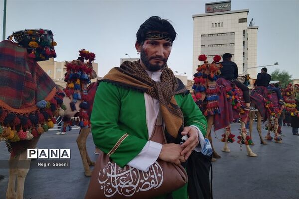 کاروان نمادین «اسرای کربلا» هیات دخیل العباس
