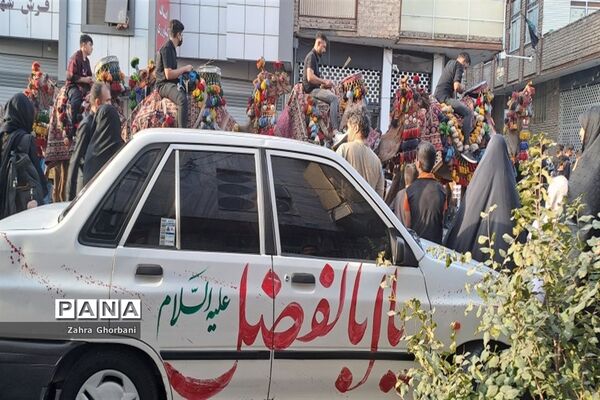 کاروان نمادین «اسرای کربلا» هیات دخیل العباس