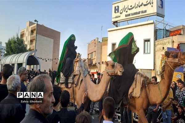 کاروان نمادین «اسرای کربلا» هیات دخیل العباس