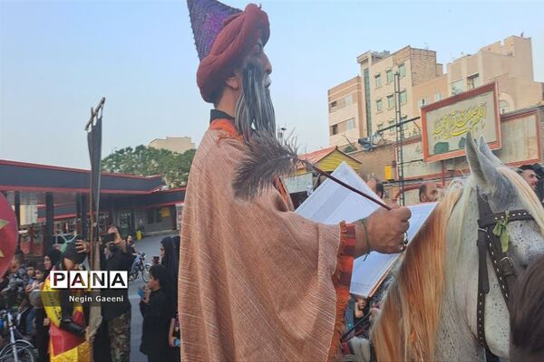 کاروان نمادین «اسرای کربلا» هیات دخیل العباس