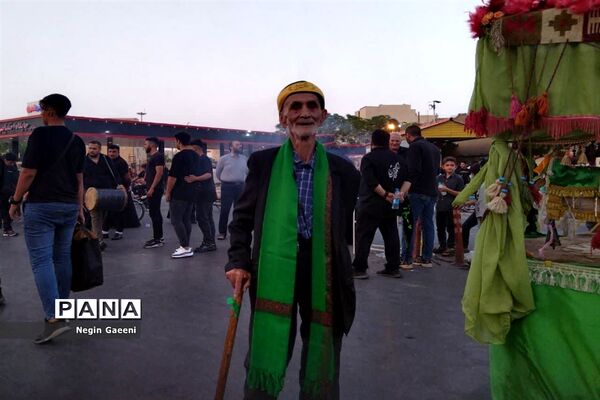 کاروان نمادین «اسرای کربلا» هیات دخیل العباس