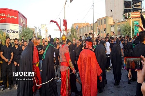 کاروان نمادین «اسرای کربلا» هیات دخیل العباس