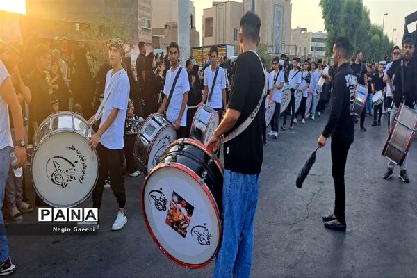 کاروان نمادین «اسرای کربلا» هیات دخیل العباس