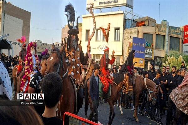 کاروان نمادین «اسرای کربلا» هیات دخیل العباس