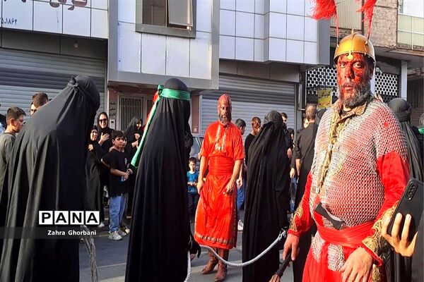 کاروان نمادین «اسرای کربلا» هیات دخیل العباس