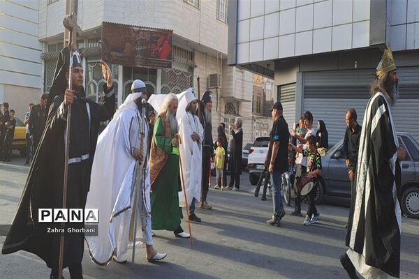 کاروان نمادین «اسرای کربلا» هیات دخیل العباس