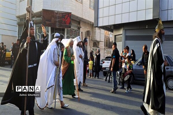 کاروان نمادین «اسرای کربلا» هیات دخیل العباس