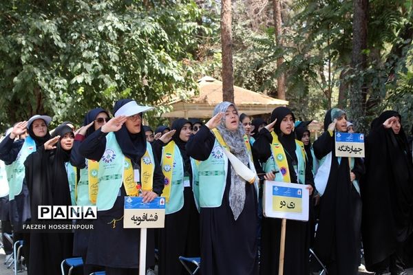 افتتاحیه دور دوم اردوی استانی یاور مربیان پیشتاز دختر شهرستان‌های استان تهران