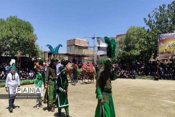 برگزاری مراسم شبیه‌خوانی در روستای عبدالله‌آباد نیشابور