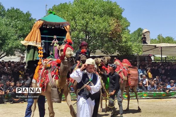 برگزاری مراسم شبیه‌خوانی در روستای عبدالله‌آباد نیشابور