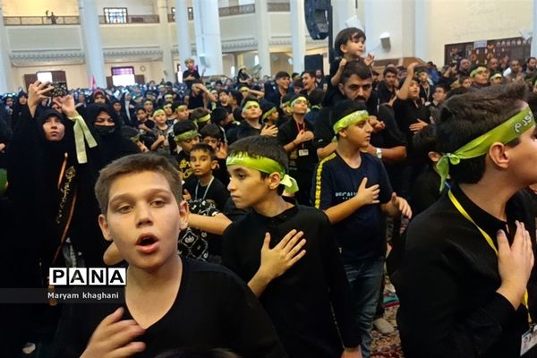 اجتماع  و عزاداری سربازان ظهور امام زمان(عج) در حرم مطهر احمد ابن موسی (ع)