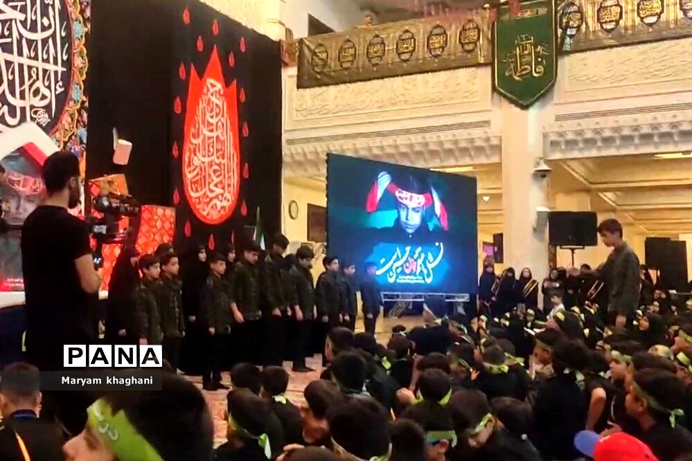 اجتماع  و عزاداری سربازان ظهور امام زمان(عج) در حرم مطهر احمد ابن موسی (ع)