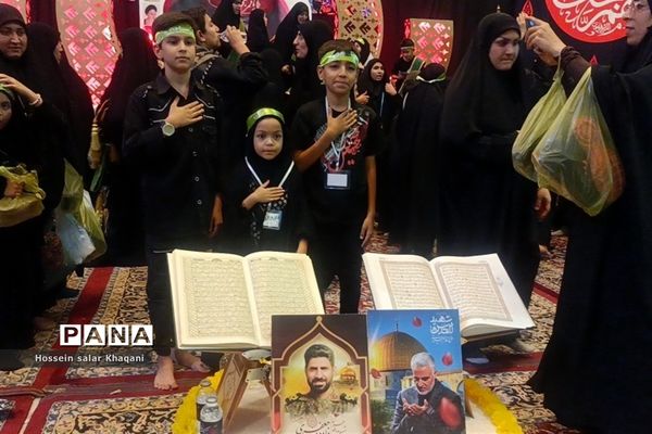 اجتماع  و عزاداری سربازان ظهور امام زمان(عج) در حرم مطهر احمد ابن موسی (ع)