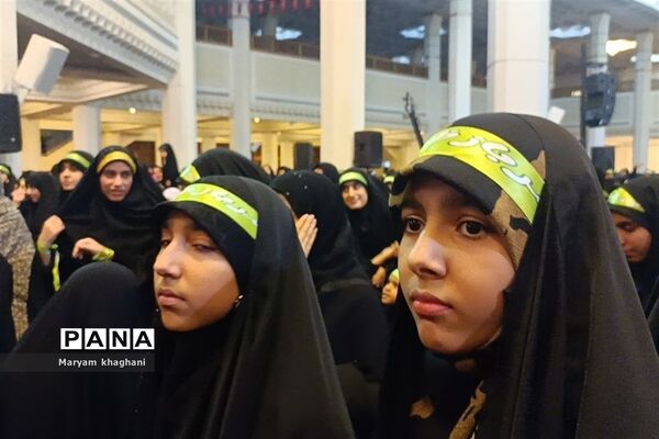 اجتماع  و عزاداری سربازان ظهور امام زمان(عج) در حرم مطهر احمد ابن موسی (ع)