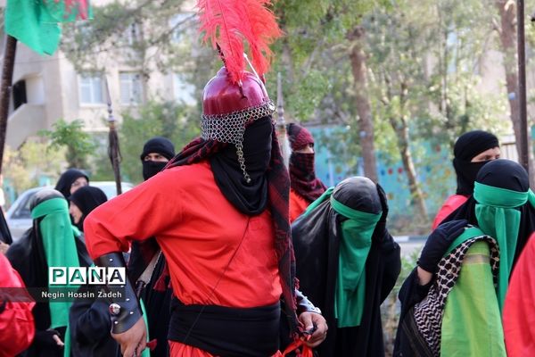 حرکت نمادین کاروان اسرای کربلا در اسلامشهر