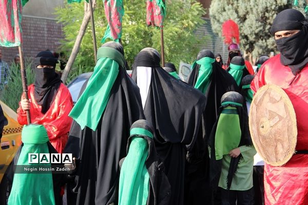 حرکت نمادین کاروان اسرای کربلا در اسلامشهر
