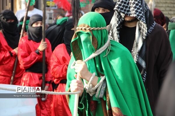 حرکت نمادین کاروان اسرای کربلا در اسلامشهر