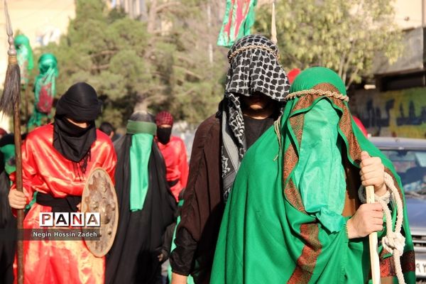 حرکت نمادین کاروان اسرای کربلا در اسلامشهر