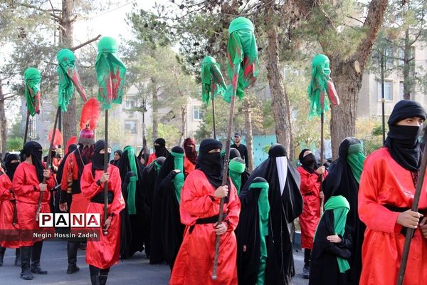 حرکت نمادین کاروان اسرای کربلا در اسلامشهر